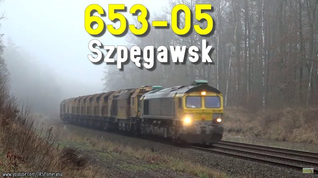 653-05 ze składem SPENO w mglistym miejscu zadumy: las szpęgawski // 653-05 with SPENO by Szpegawsk