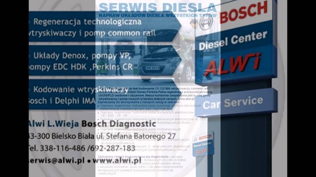 Alwi L.Wieja serwis samochodowy dystrybutor Bosch testery