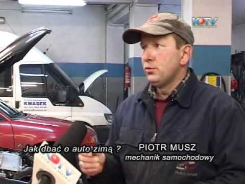 Jak dbac o auto zima Piotr musz mechanik samochodowy