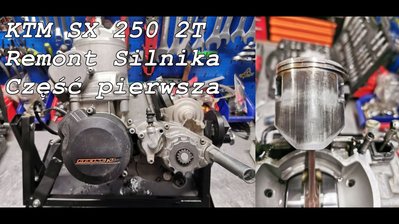 KTM SX 250 2T remont silnika. Część pierwsza.