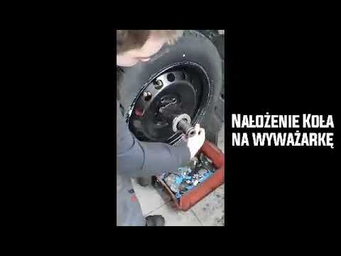 Mechanik pojazdów samochodowych ZSBiKZ prezentuje - Wymiana Opony