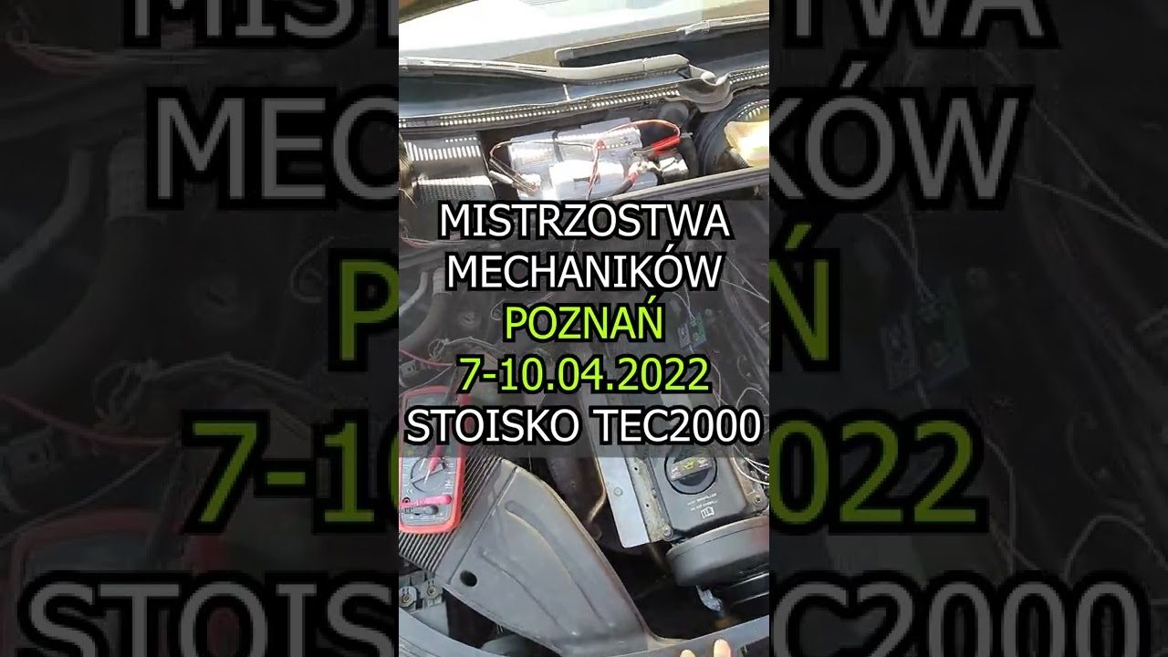 Spotkajmy się! Mistrzostwa Mechaników 2022 - Poznań Motor Show 7-10 kwietnia 2022, do zobaczenia! :)