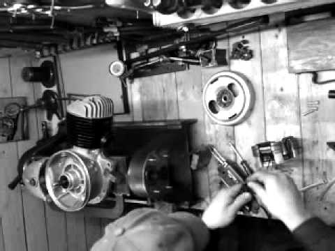 remont silnika wfm 125 1958r. ( wsk shl ) w 1 godzinę