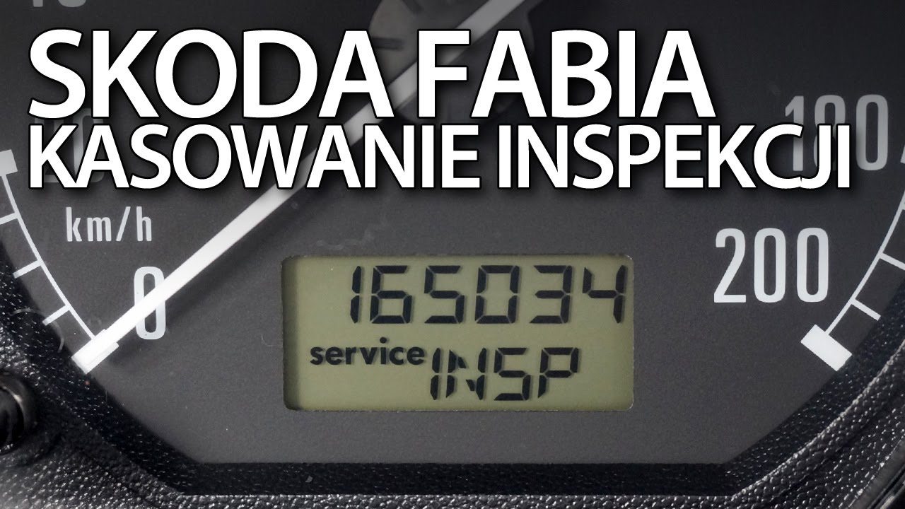 Kasowanie inspekcji serwisowej Skoda Fabia I (INSP OIL SERVICE reset)
