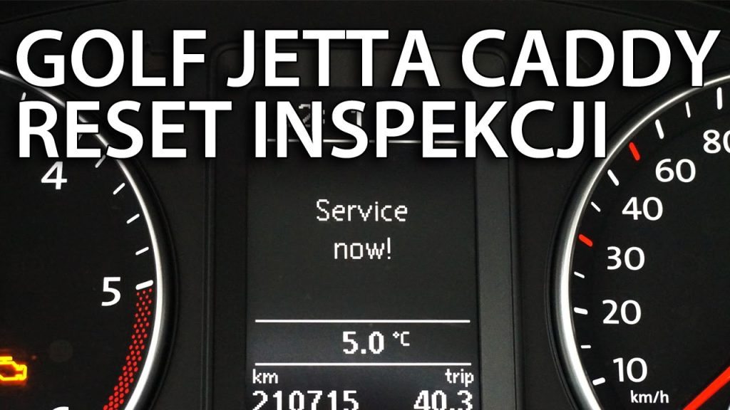 Kasowanie inspekcji serwisowej VW Golf Passat Jetta Caddy (MFD, reset, wymiana oleju)
