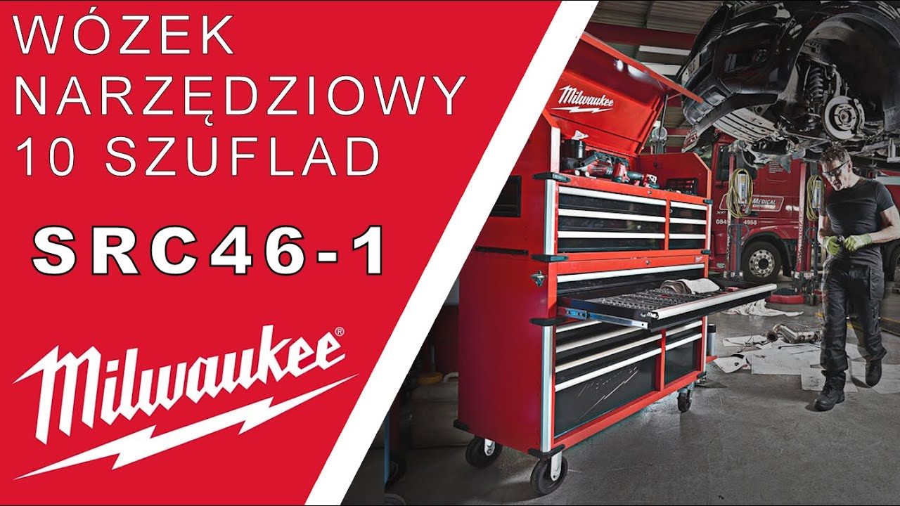 MILWAUKEE SRC46 wózek narzędziowy - udźwig 1360 kg