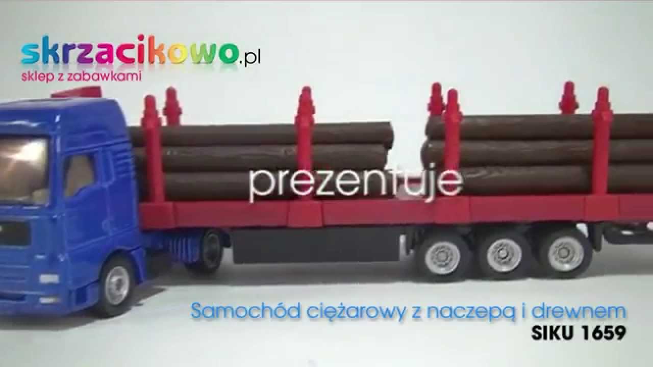 SIKU 1659 Ciężarówka z belami drewna  SKRZACIKOWO - sklep  zabawkami papiernik Warszawa